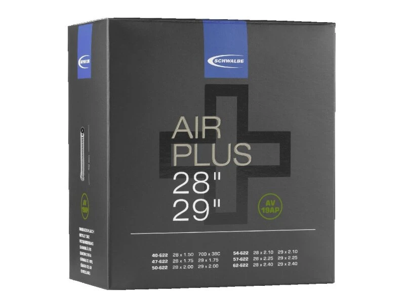 Schwalbe Schlauch Nr. 19 Air Plus AV 40mm 1 Schwalbe Schlauch Nr. 19 Air Plus AV 40mm