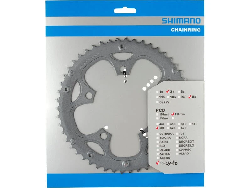 Shimano Kettenblätter FC-RS500 11-fach Silber Od. Schwarz 5 Shimano Kettenblätter FC-RS500 11-fach Silber Od. Schwarz – Bild 5
