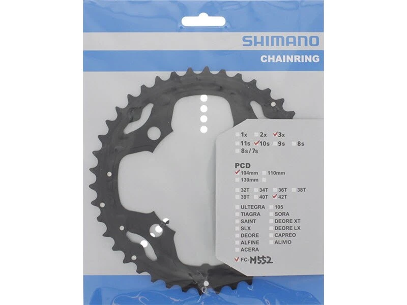 Shimano Kettenblätter FC-RS500 11-fach Silber Od. Schwarz 6 Shimano Kettenblätter FC-RS500 11-fach Silber Od. Schwarz – Bild 6