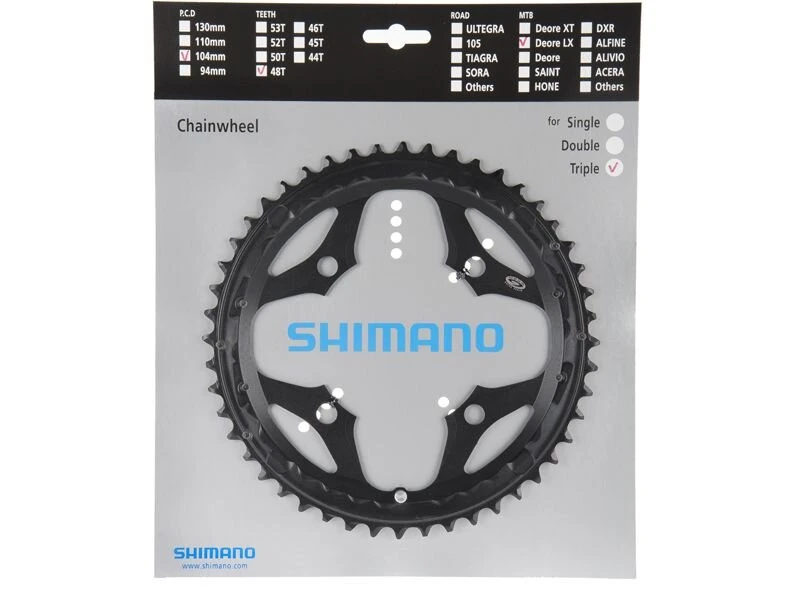Shimano FC-M660 Kettenblatt, 3x9-fach 3 Shimano FC-M660 Kettenblatt, 3x9-fach – Bild 3