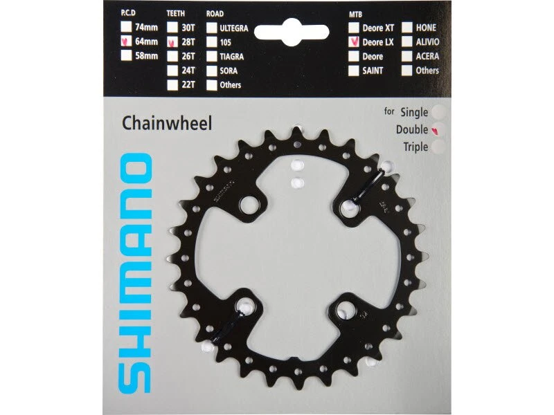 Shimano FC-M675-10 SLX Kettenblatt, 2x10fach 2 Shimano FC-M675-10 SLX Kettenblatt, 2x10fach – Bild 2
