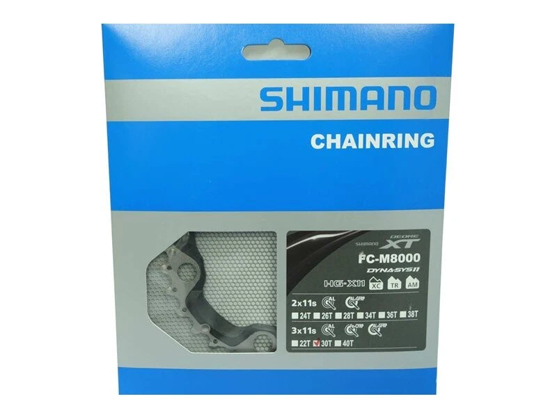 Shimano FC-M8000 Kettenblatt 11s, 3-fach 1 Shimano FC-M8000 Kettenblatt 11s, 3-fach