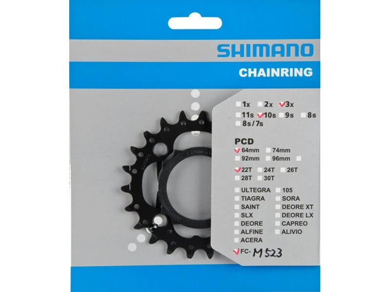 Shimano Kettenblätter FC-M523 10-fach 1 Shimano Kettenblätter FC-M523 10-fach