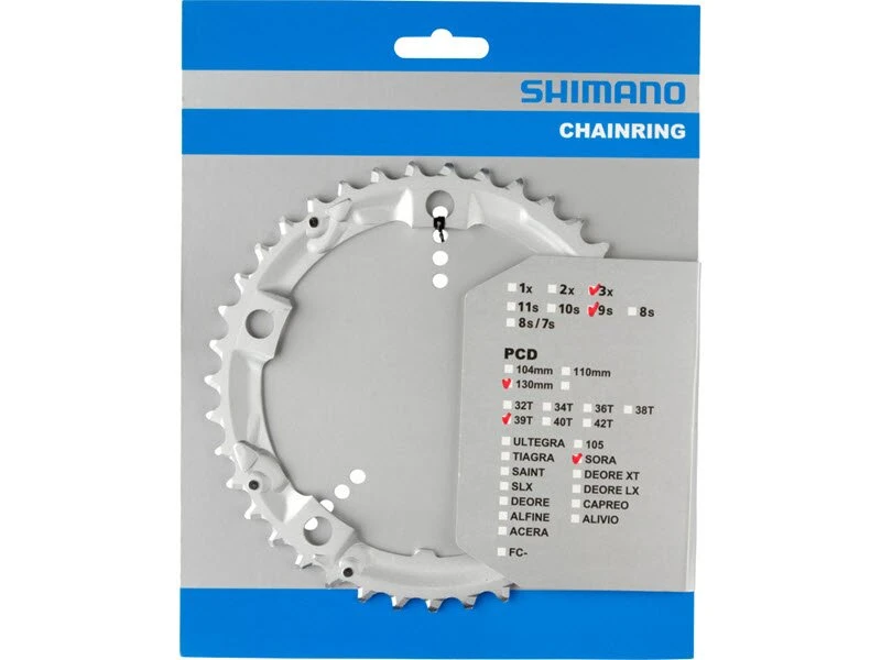 Shimano Kettenblätter Sora FC-3403 In 39 Od. 50 Zähnen 1 Shimano Kettenblätter Sora FC-3403 In 39 Od. 50 Zähnen