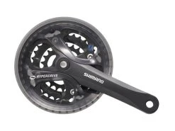 Shimano FC-M361 Kettenblatt, 8-fach -Kool-stop Speichern shimano kurbelset acera trekking fc m361 vierkant 7 8 fach 48 38 28