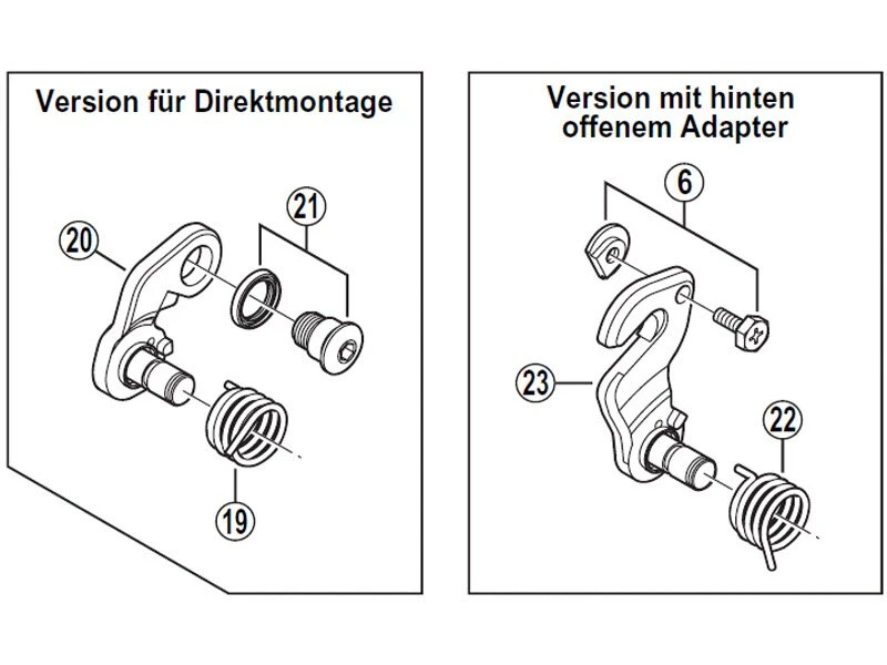 Shimano RD-FT35 Schaltwerk, 6/7-fach 2 Shimano RD-FT35 Schaltwerk, 6/7-fach – Bild 2